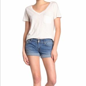 Hudson Ruby Mid Thigh Cuffed shorts